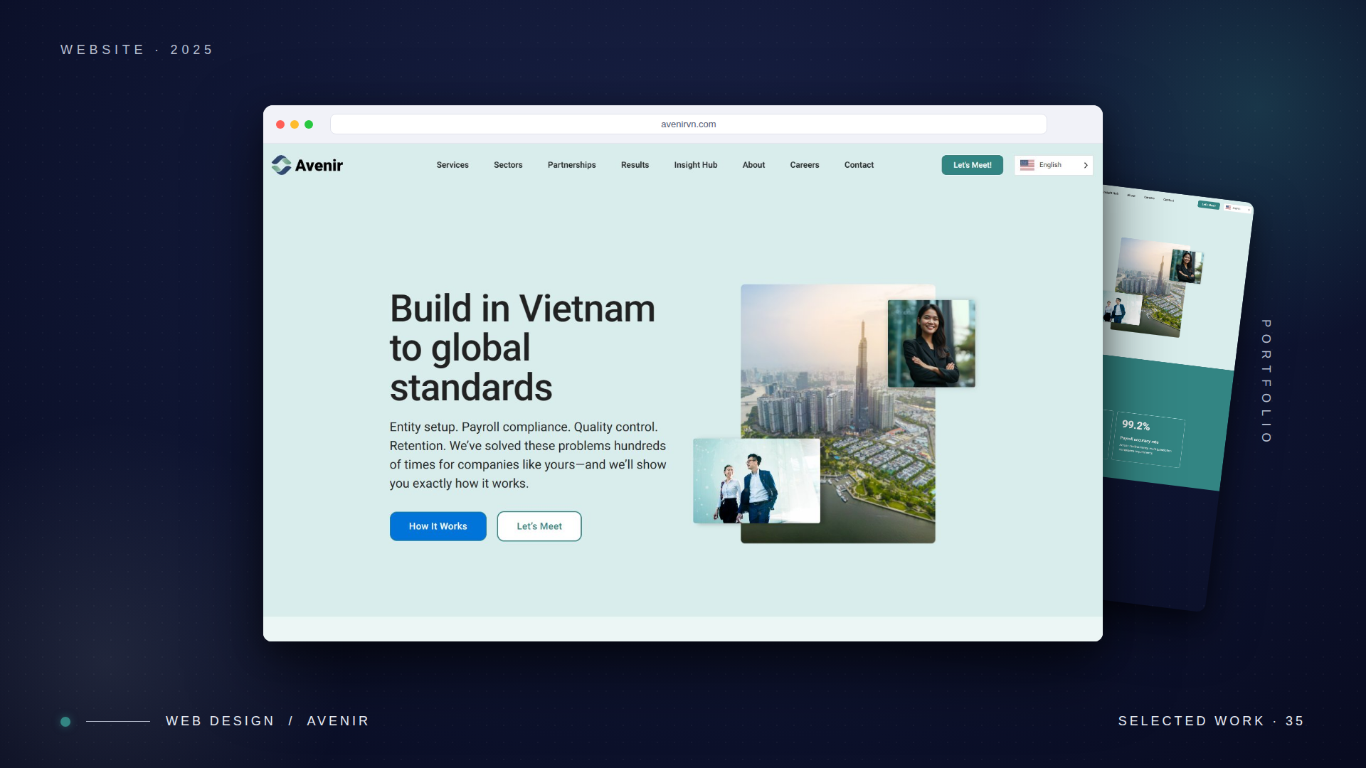 Avenir — marketing site
