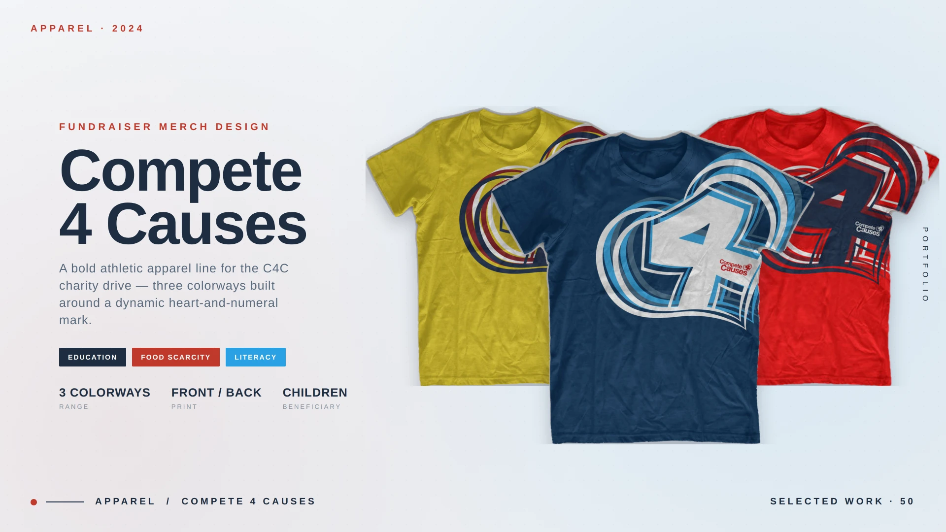 Compete 4 Causes: fundraiser apparel line