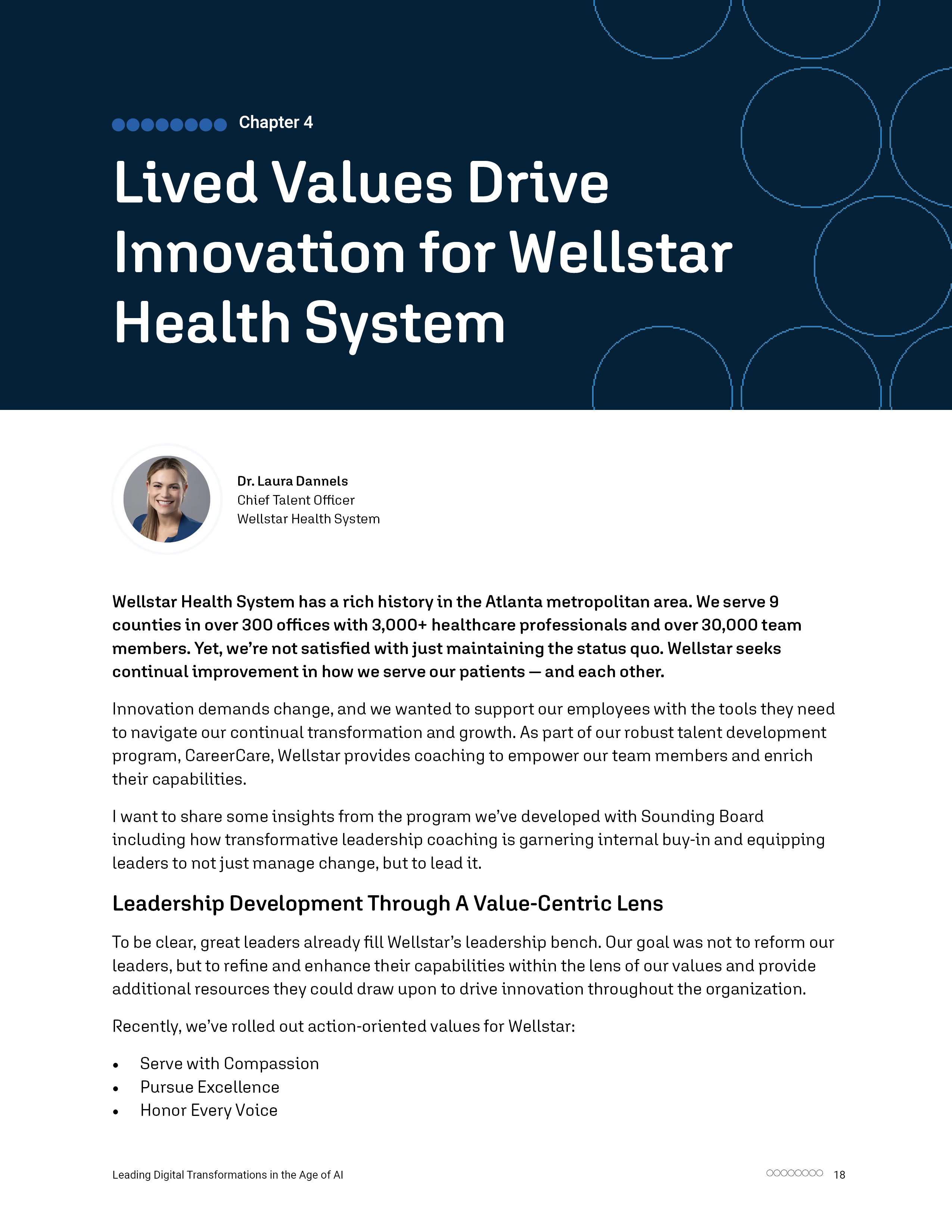 Chapter 4 — Lived Values Drive Innovation for Wellstar Health System