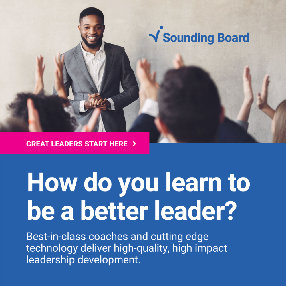 Ad concept: How do you learn to be a better leader?