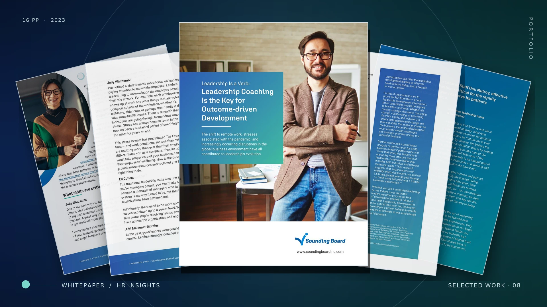 Leadership is a Verb, Brand · Campaign Identity