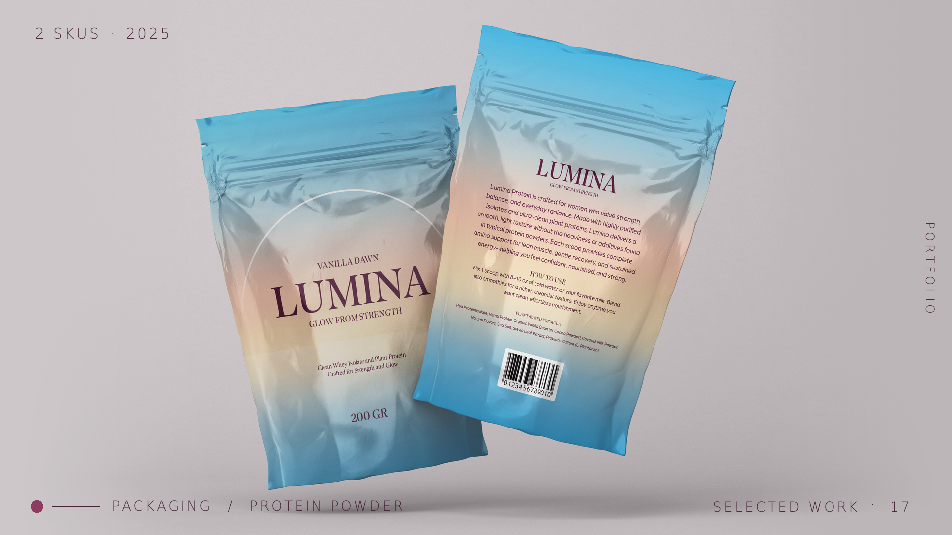 Lumina — Vanilla Dawn protein