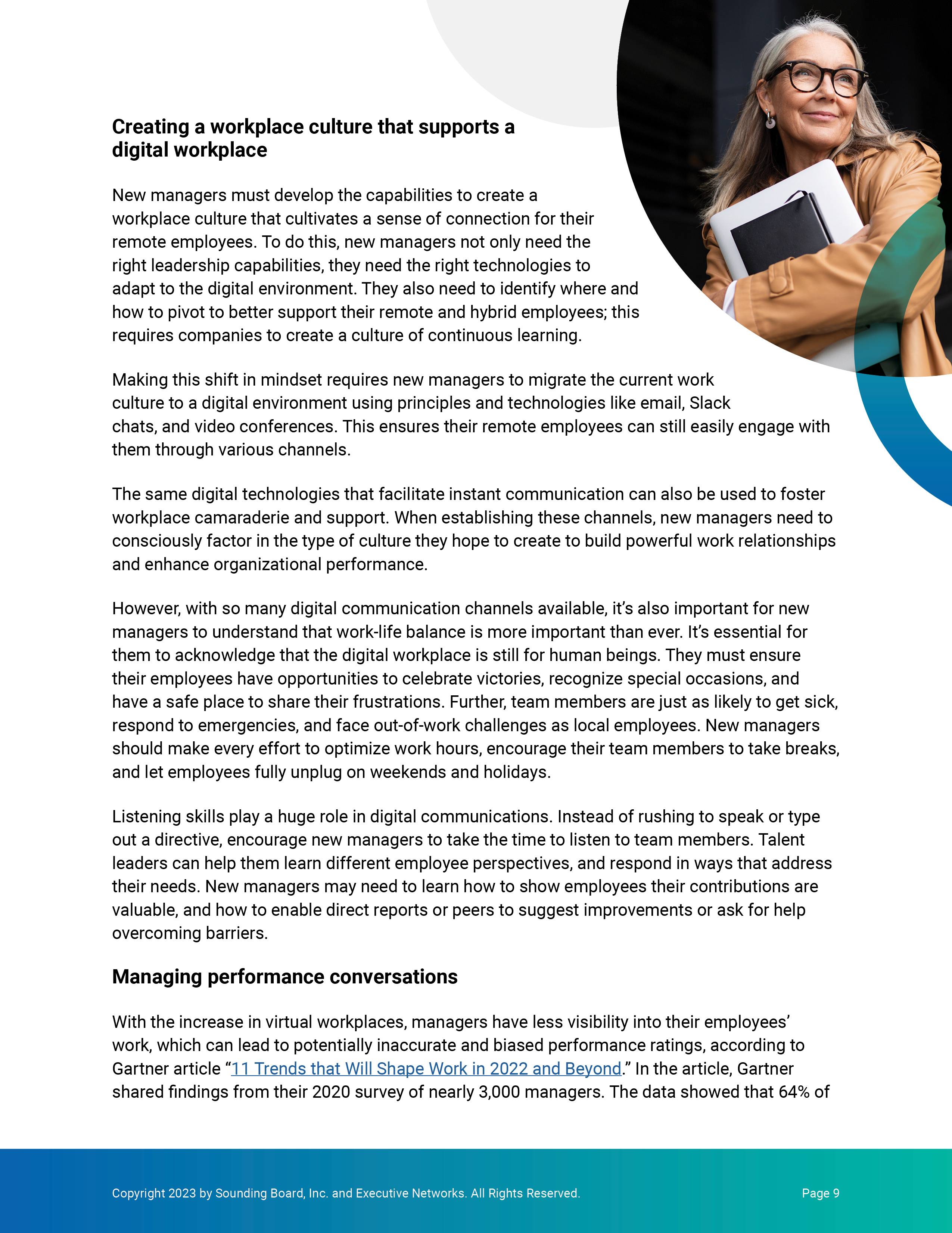 Creating a workplace culture that supports a digital workplace