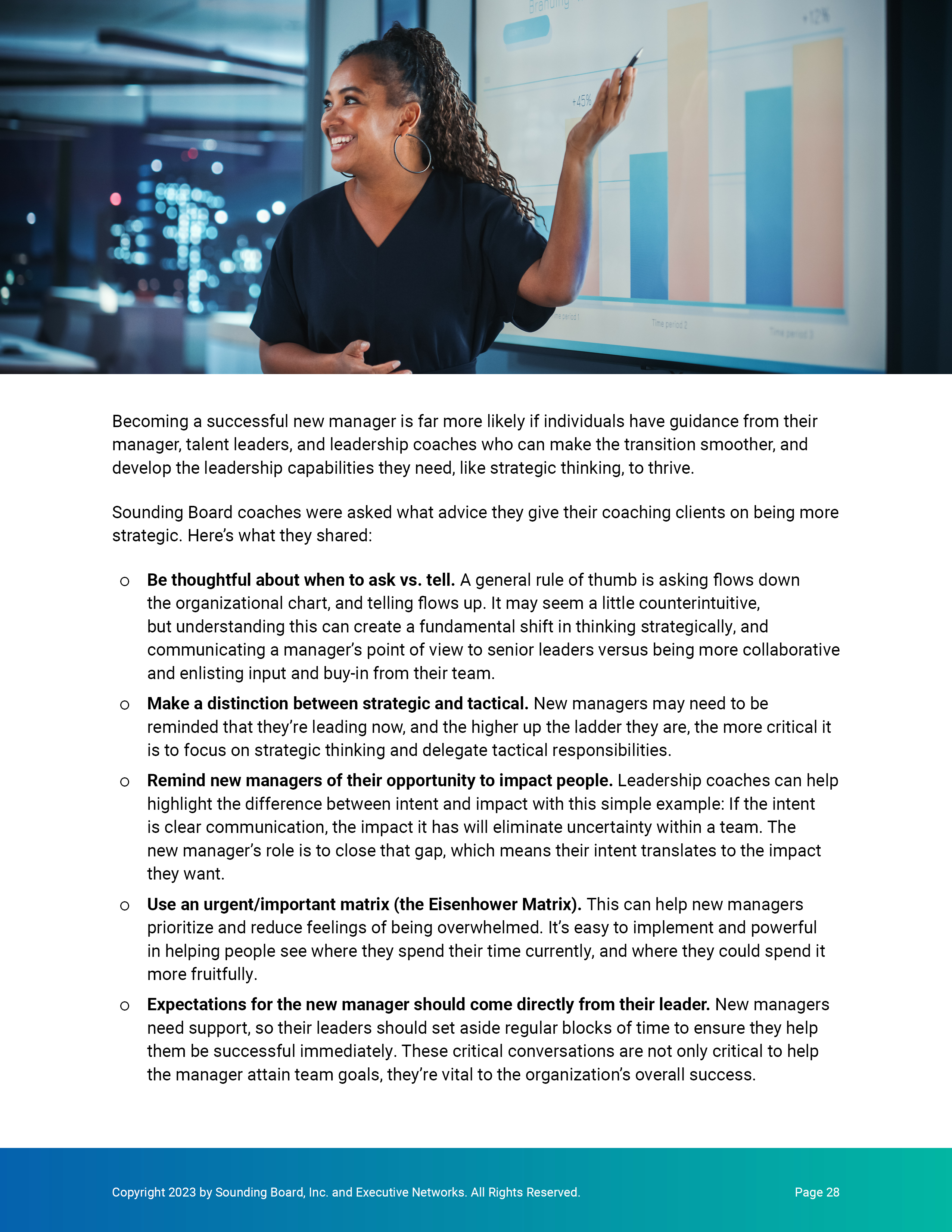 Strategic-thinking advice from Sounding Board coaches