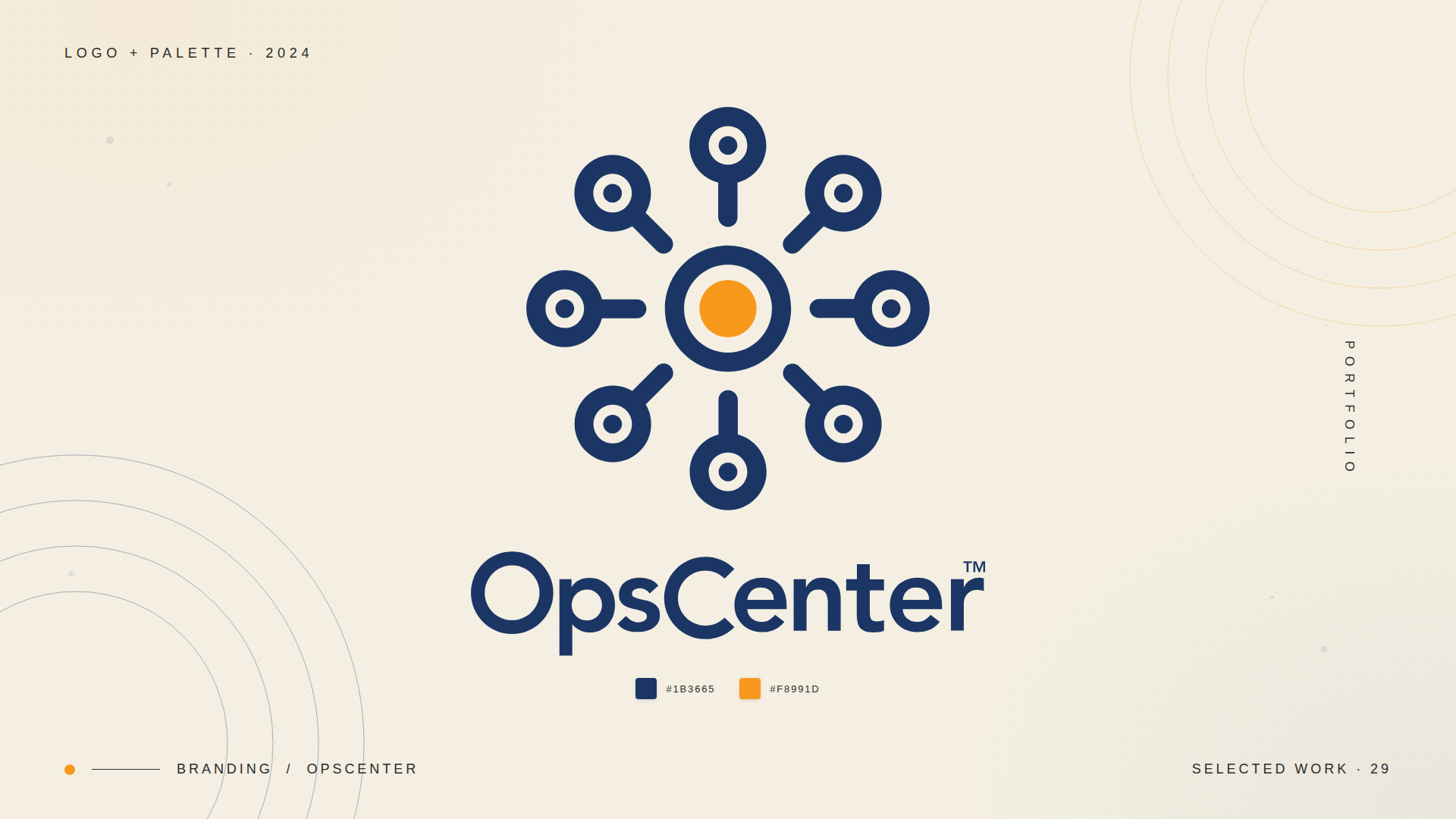 OpsCenter — logo + palette