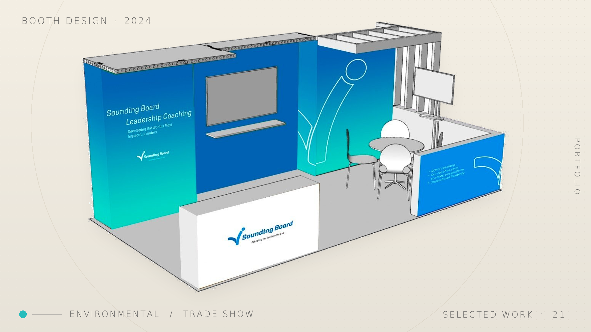 Sounding Board — trade-show booth