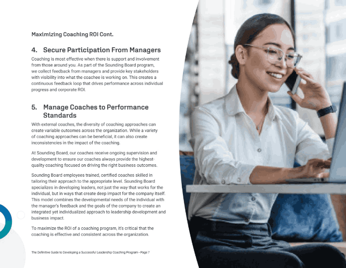 Maximizing Coaching ROI continued