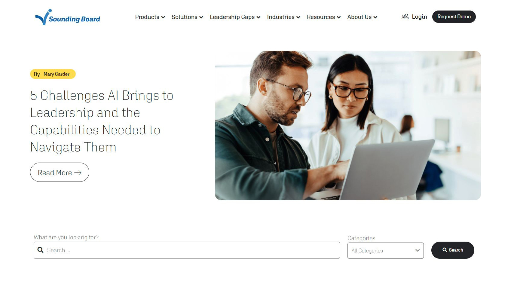 Resource library and blog