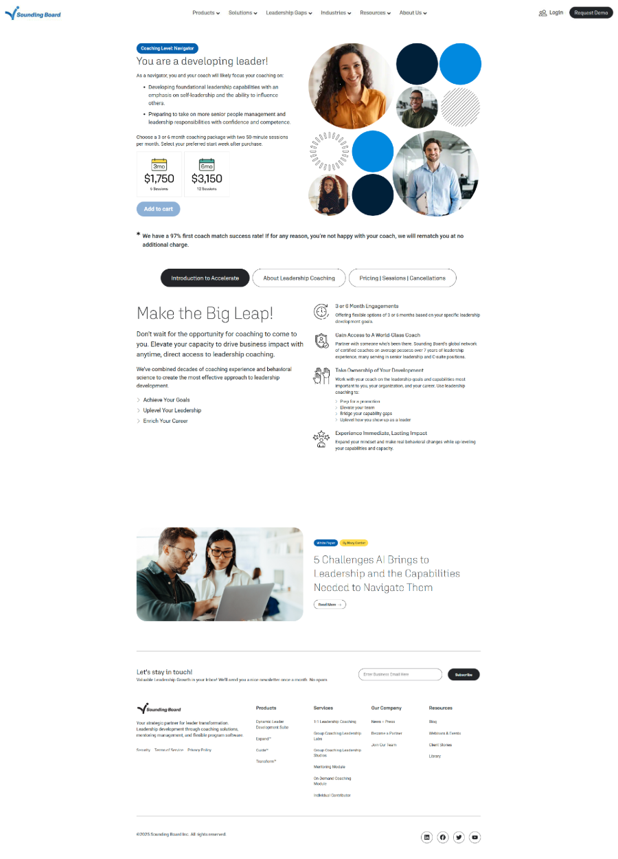 Accelerate full page