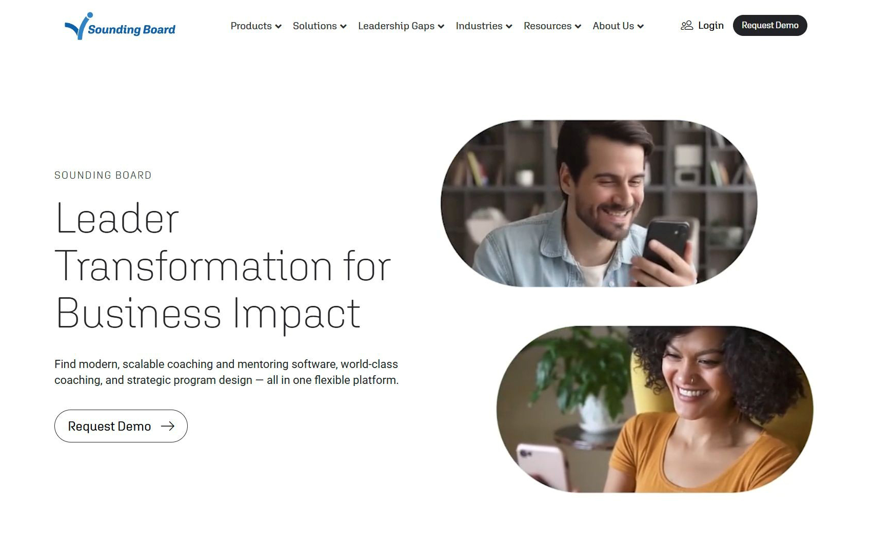 Sounding Board homepage