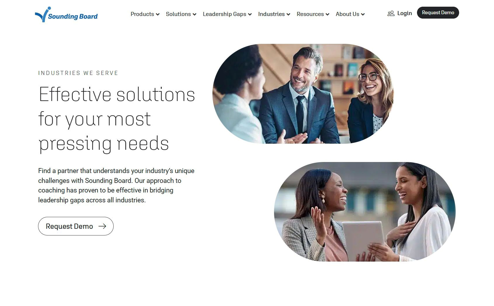 Industries page