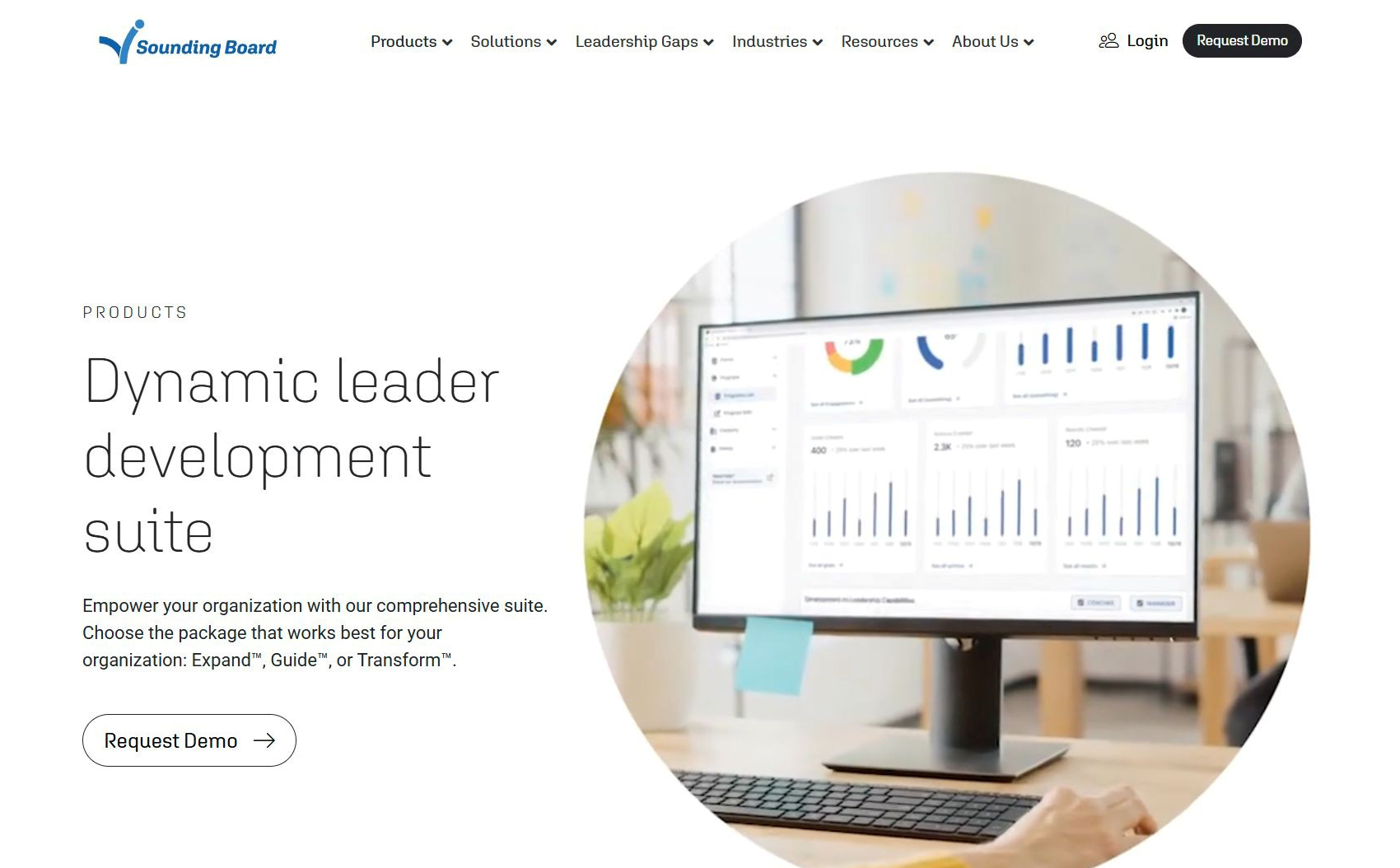 Products — Dynamic Leader Development Suite page