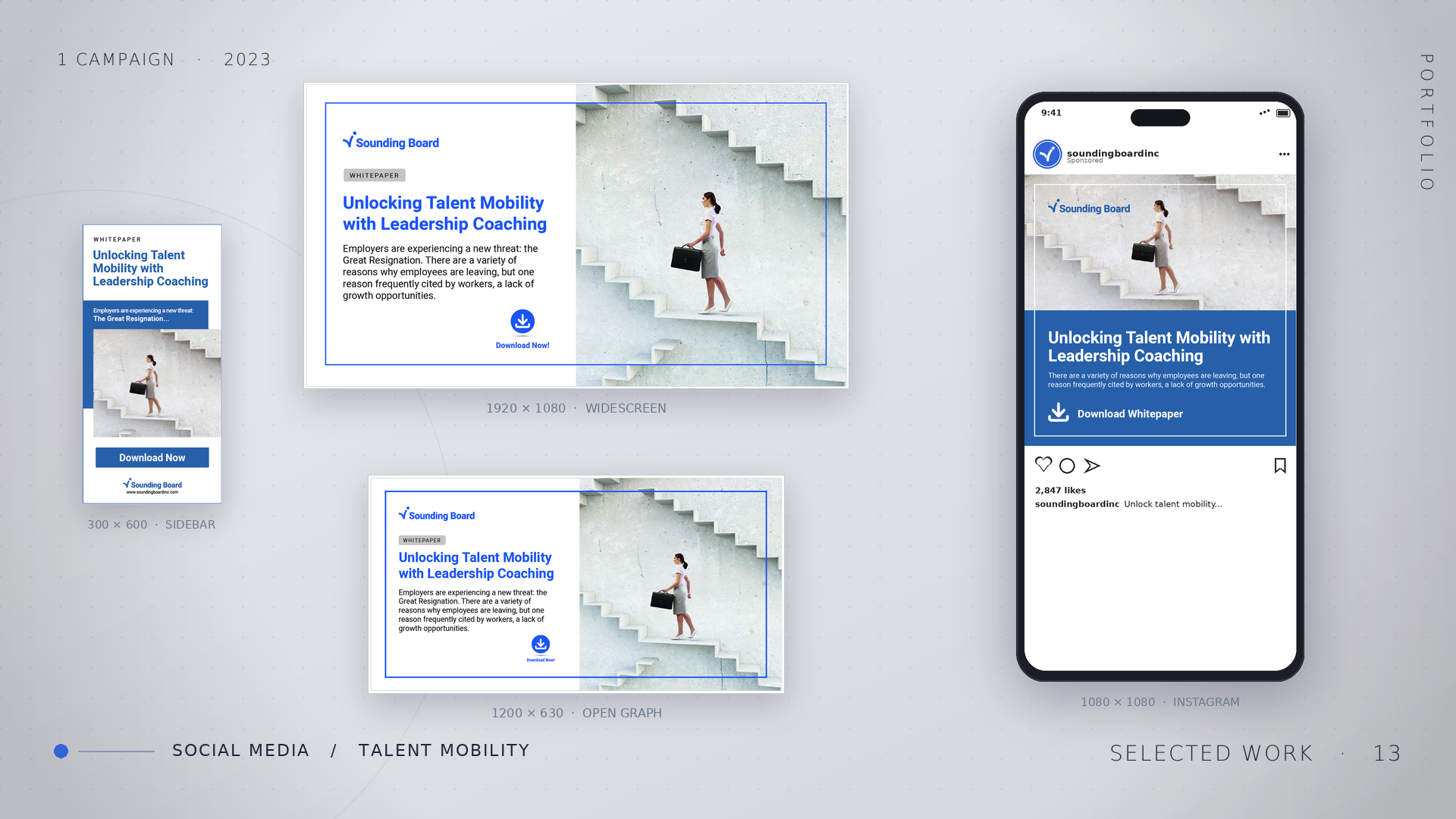 Talent Mobility — multi-channel ad campaign