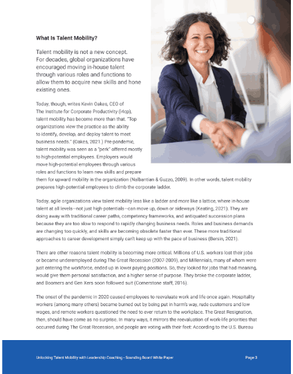What is talent mobility