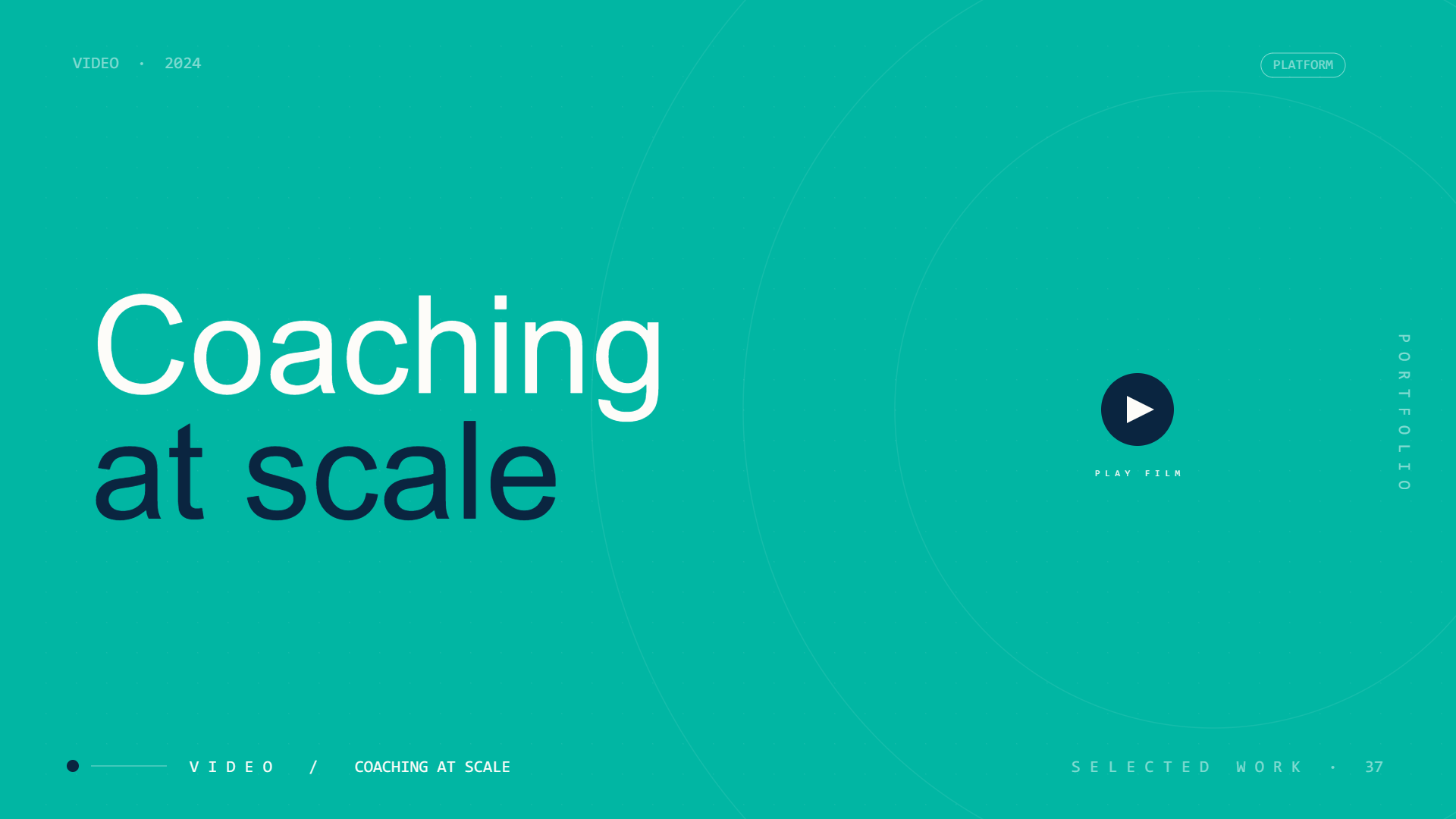 Coaching at scale
