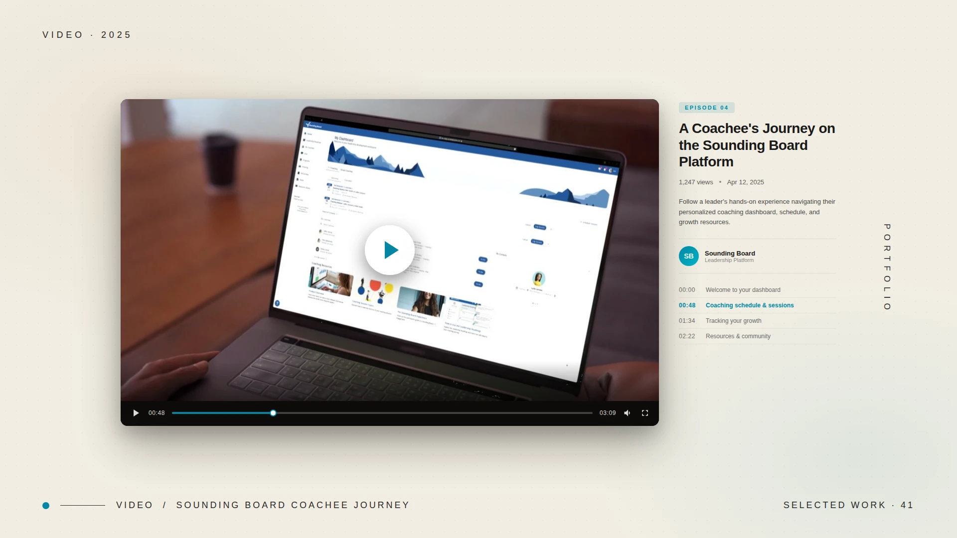 Platform Walkthrough, Motion · Video