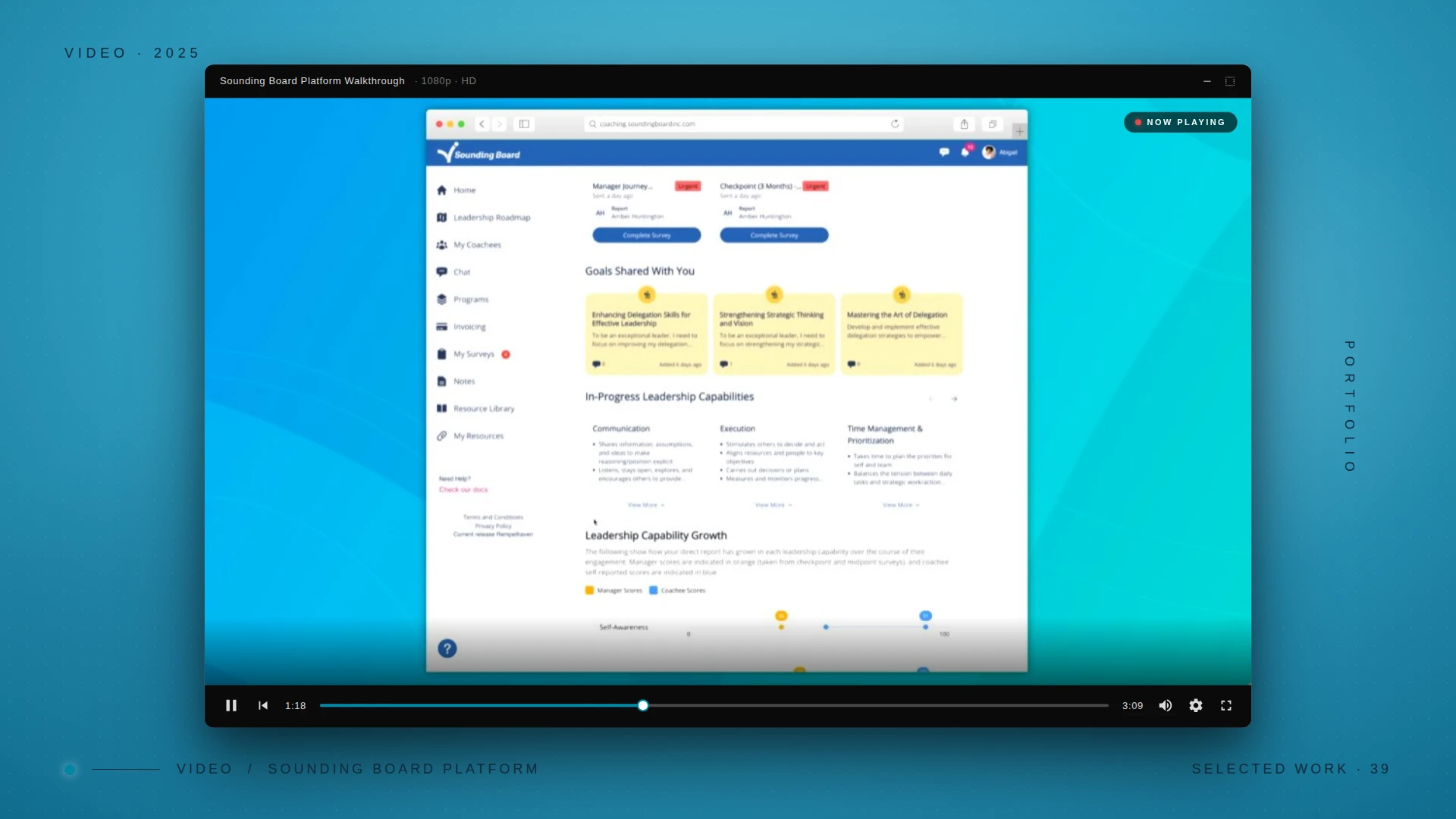 Sounding Board Manager Dashboard