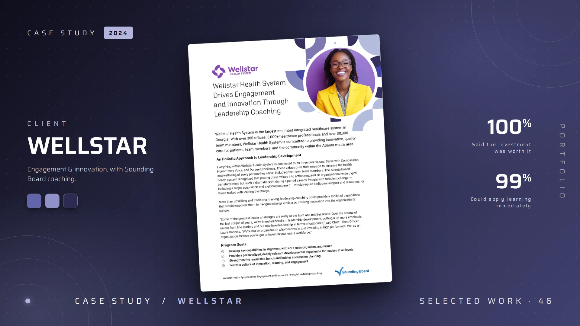 Wellstar Health System coaching case study