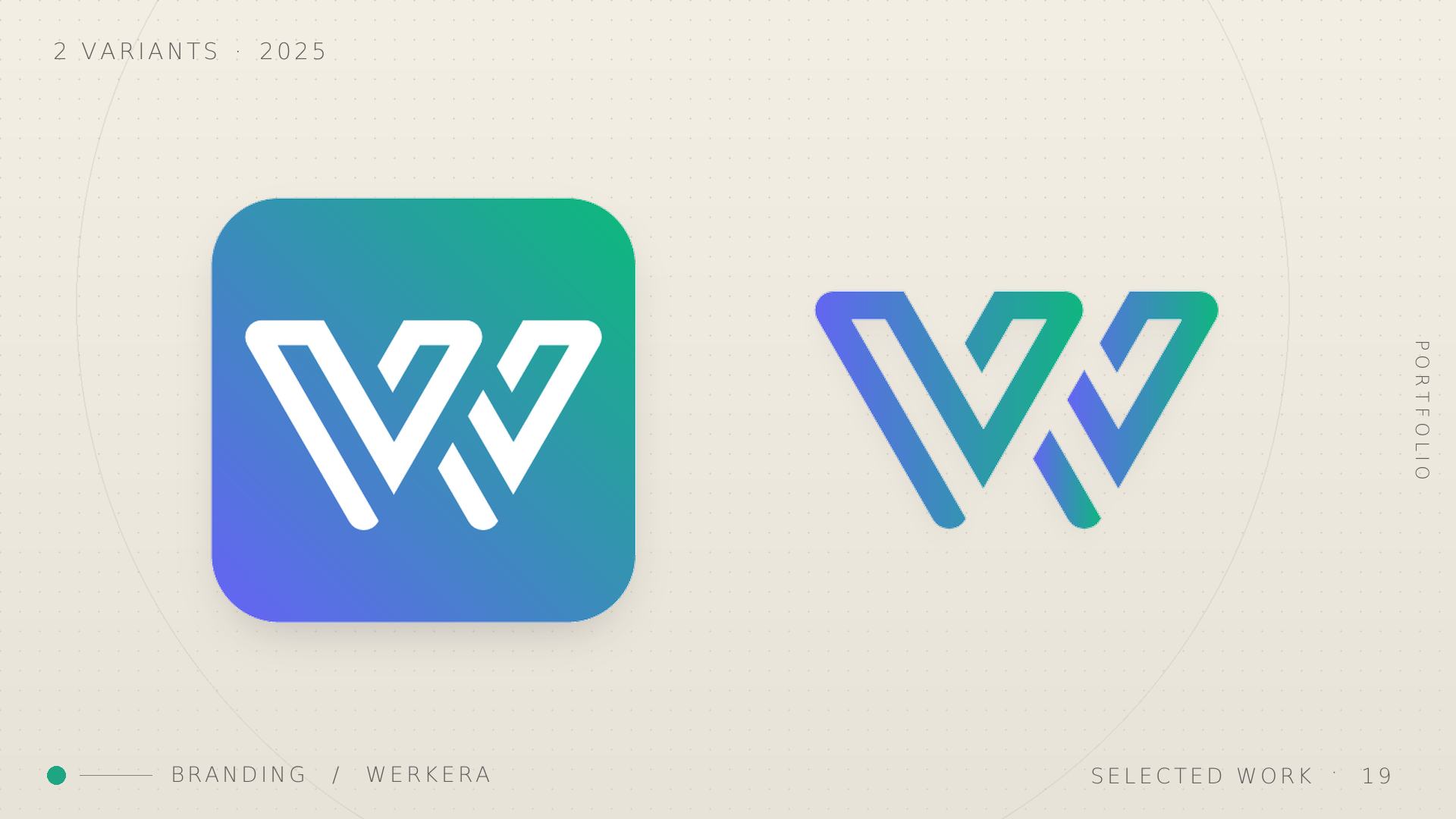 Werkera — logo system
