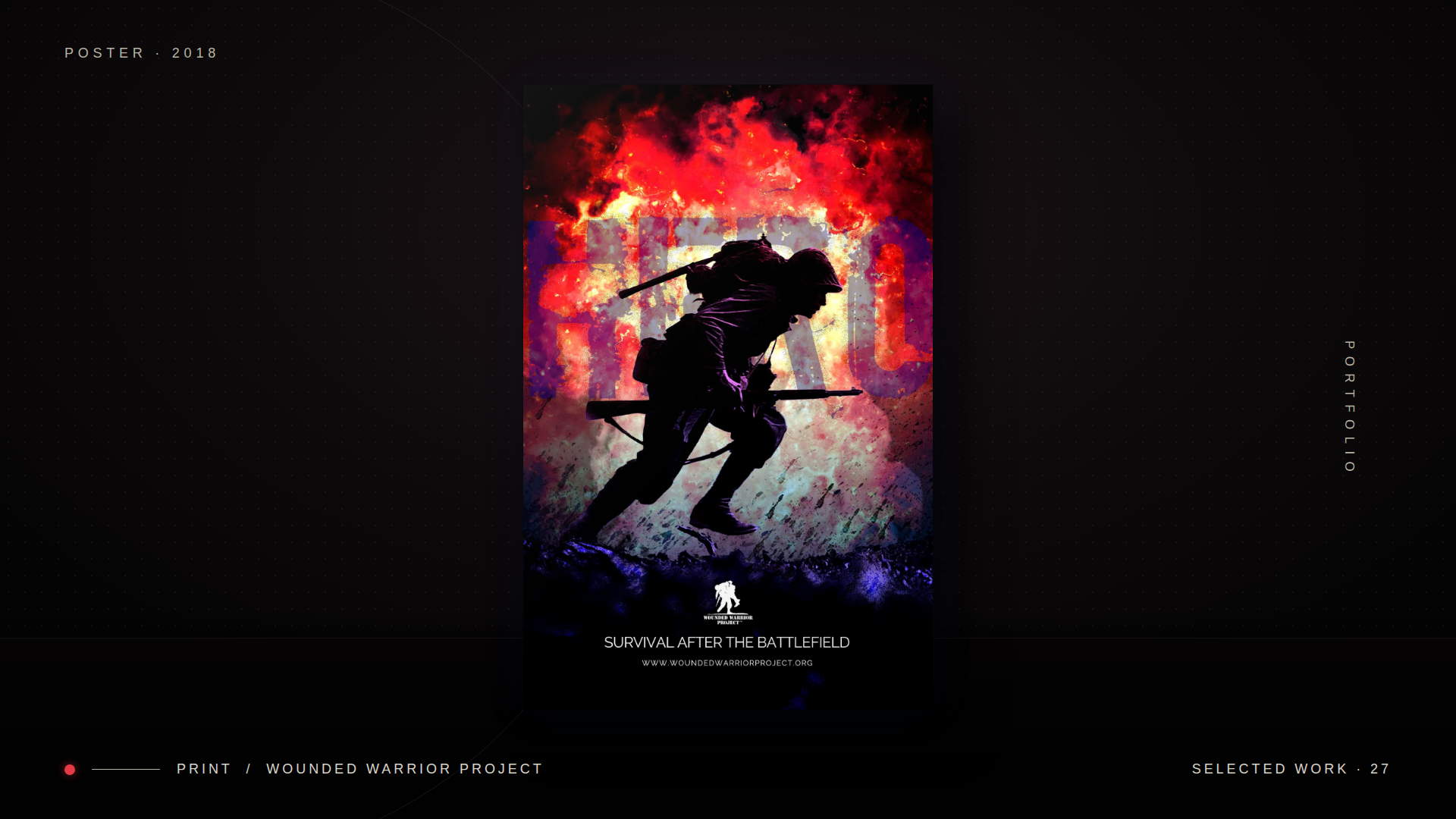 Wounded Warrior Project poster — Survival After the Battlefield